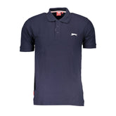 Slazenger Blue Cotton Polo Shirt -   -  Slazenger.